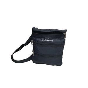 Eddie Bauer Crossbody Black Purse Zip Pockets Travel Lightweight Nylon